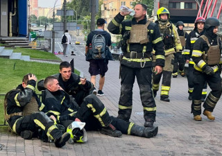 Жертвами атаки Росії на Київ стали рятувальники