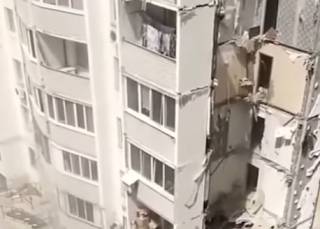 Появилось видео взрыва многоэтажного дома в российском Саратове