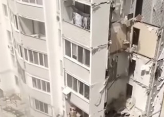 З'явилося відео вибуху багатоповерхового будинку в Саратові