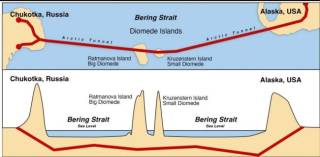 В Кремле предложили «объединить» Россию и США туннелем