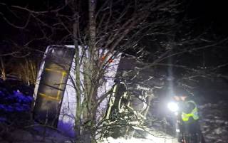 На Черниговщине перевернулся автобус: 11 пострадавших